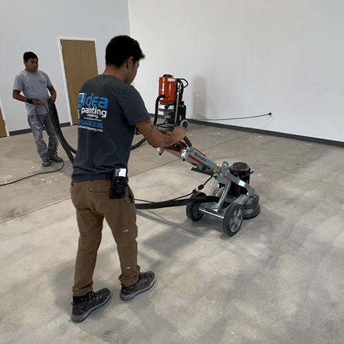 Diamond grinding sanding concrete floors 500px