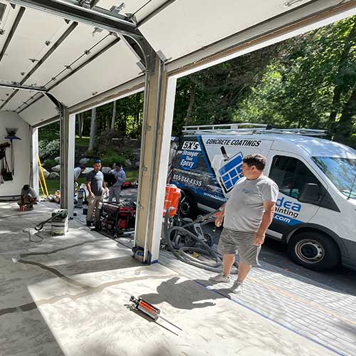 Polyurea Epoxy Garage Floor coatings contractor 500px
